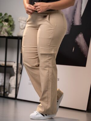 Pantalón Cargo Caqui - 12